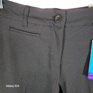 Lesmart Womens Golf Pants‎ Black Standard Fit Sz 4 90 Polyester 10 Spandex